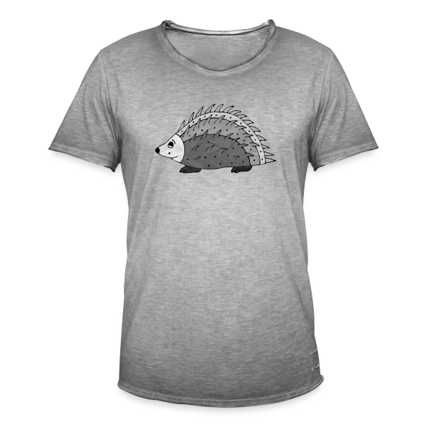 Hérisson Amical sur T-shirt vintage Homme