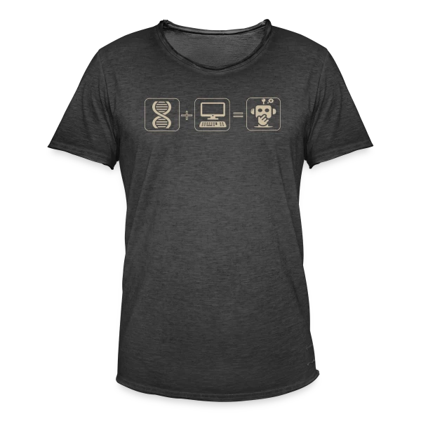 Robot Futuriste : Passion Science & Tech sur T-shirt vintage Homme