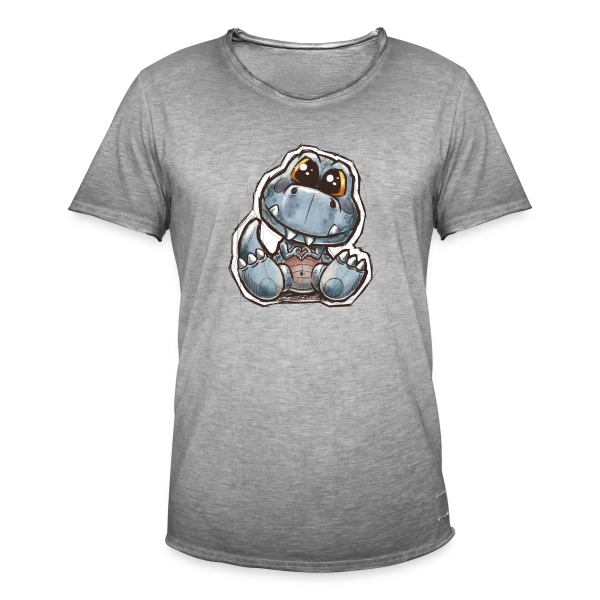 P'tit Dino Mignon sur T-shirt vintage Homme