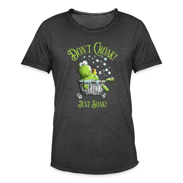 Grenouille Détente & Bain sur T-shirt vintage Homme