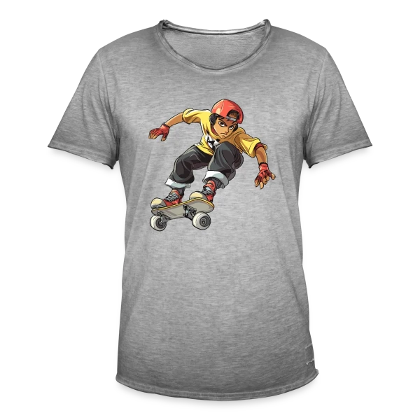 Esprit Skateboarder sur T-shirt vintage Homme