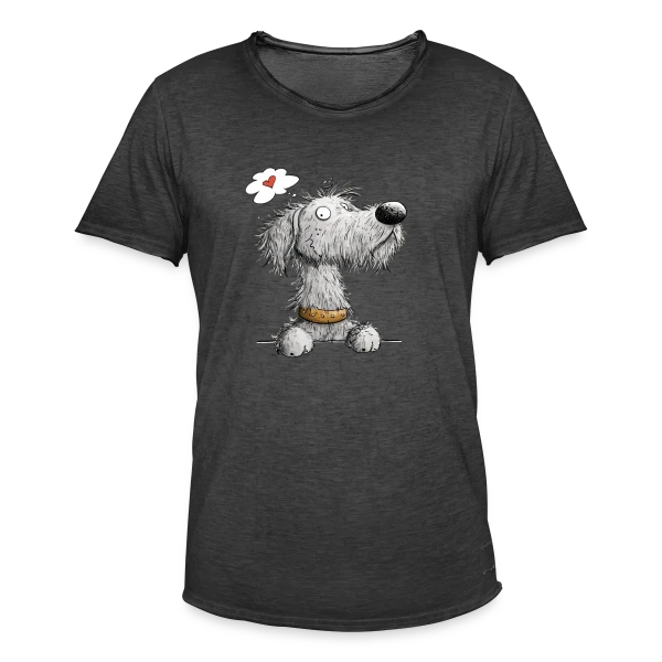 Lévrier Irlandais - Cartoon chien de race sur T-shirt vintage Homme