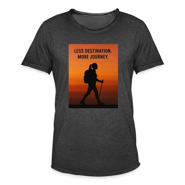 Randonneuse Aventure Voyage sur T-shirt vintage Homme