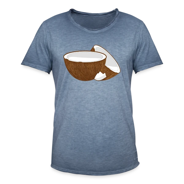 Moitiés de Noix de Coco - Évasion Tropicale sur T-shirt vintage Homme