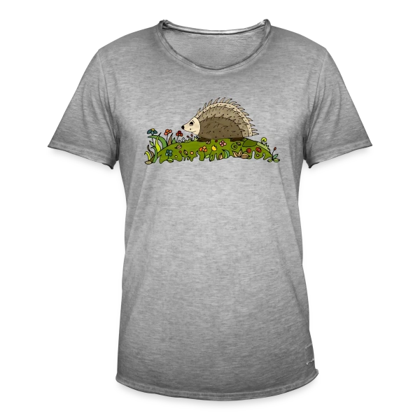 L'Hérisson Adorable sur T-shirt vintage Homme