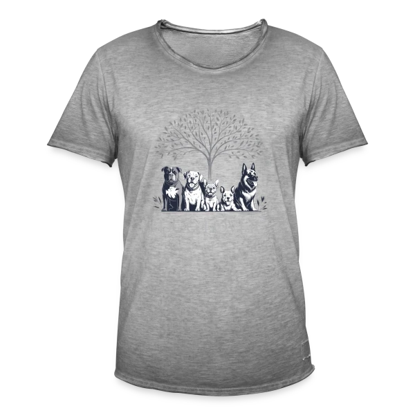 Ma Tribu Canine sur T-shirt vintage Homme