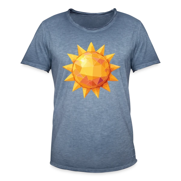 Soleil Radieux sur T-shirt vintage Homme