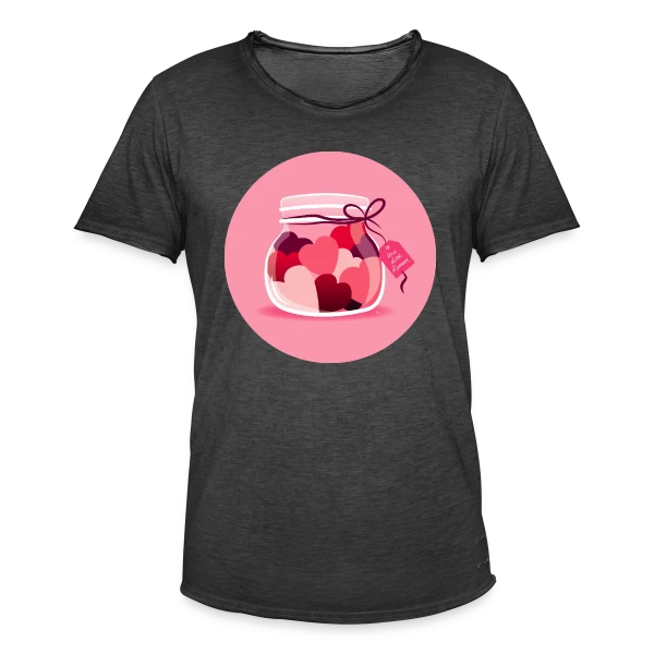 Une Dose d'Amour sur T-shirt vintage Homme