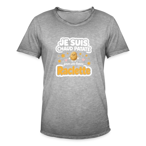 Design Minimaliste Élégant sur T-shirt vintage Homme