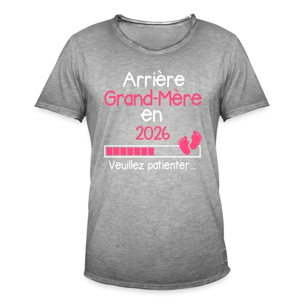 Arrière-Grand-Mère en Or sur T-shirt vintage Homme