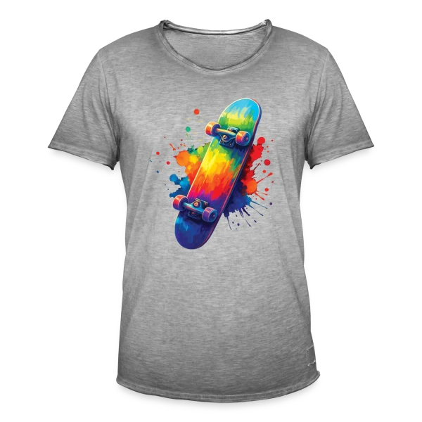 Maître du Skate sur T-shirt vintage Homme