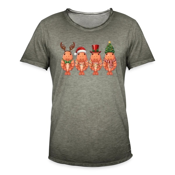 Motif Vibrations Abstraites sur T-shirt vintage Homme