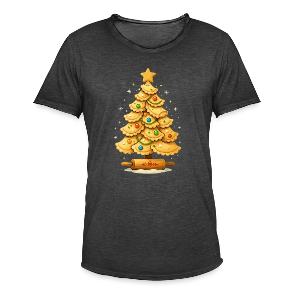 Amour des Pierogis sur T-shirt vintage Homme