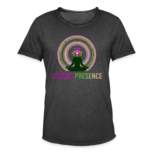 Choisissez la Présence sur T-shirt vintage Homme