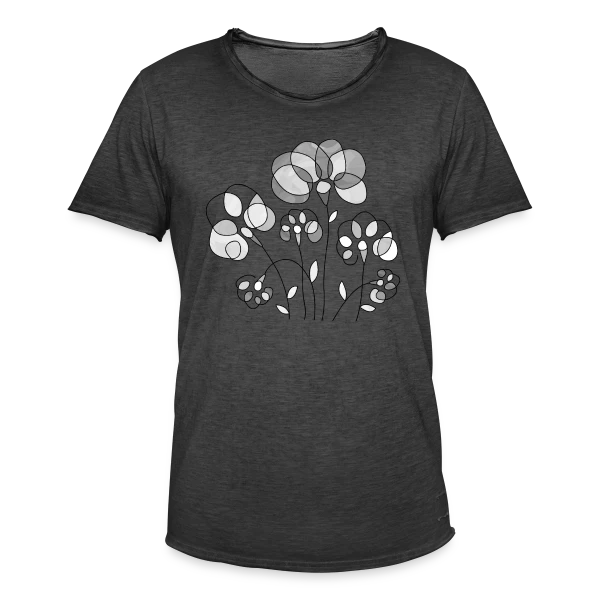 Art Digital Abstrait 3515 sur T-shirt vintage Homme
