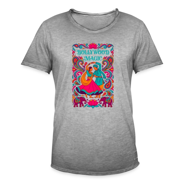 Magie Bollywood sur T-shirt vintage Homme
