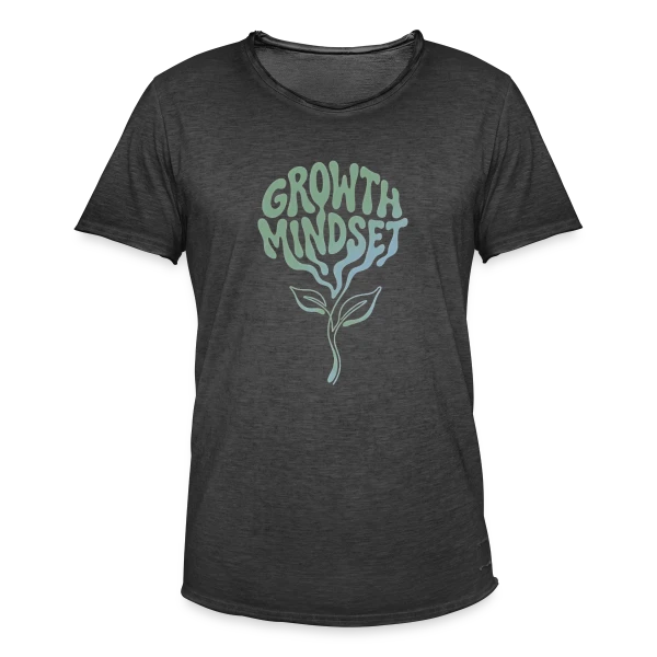 Mentalité de Croissance sur T-shirt vintage Homme