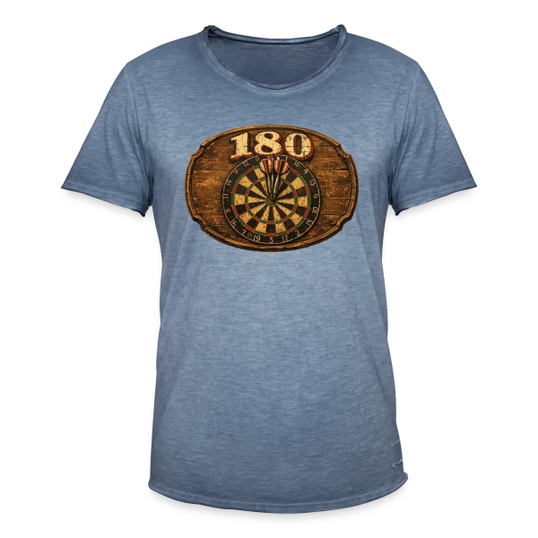 Design Abstrait Dynamique sur T-shirt vintage Homme