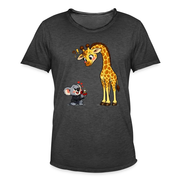 Création IA Abstraite sur T-shirt vintage Homme