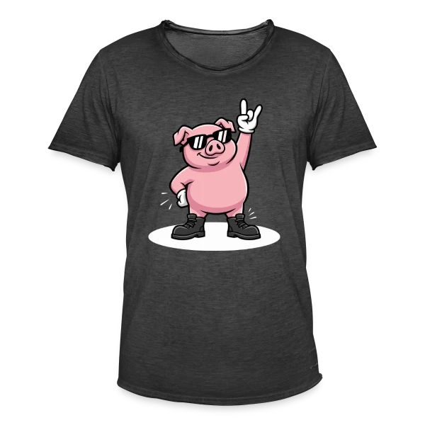 Pulse Énergétique sur T-shirt vintage Homme