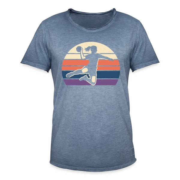 Design Minimaliste Géométrique sur T-shirt vintage Homme