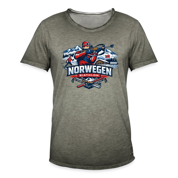 Géométrie Créative Originale sur T-shirt vintage Homme