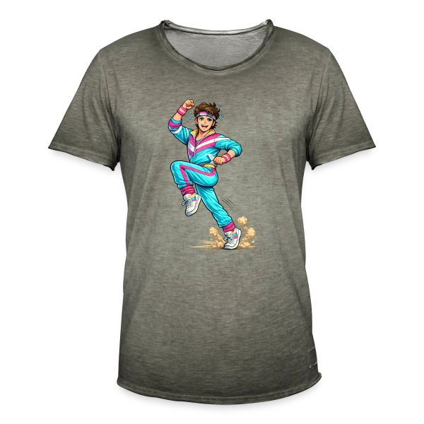 L'Homme Aérobic Déchaîné sur T-shirt vintage Homme