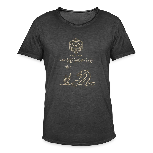 S-20_2 - Design Minimaliste Geek sur T-shirt vintage Homme