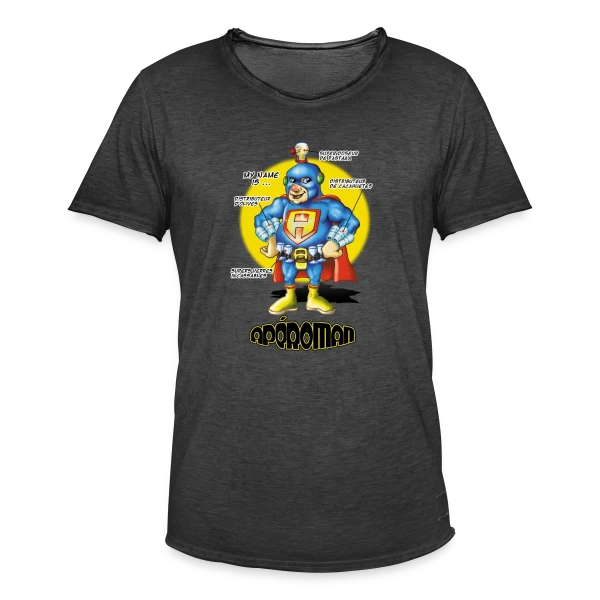 Apéro Man : Le Héros sur T-shirt vintage Homme