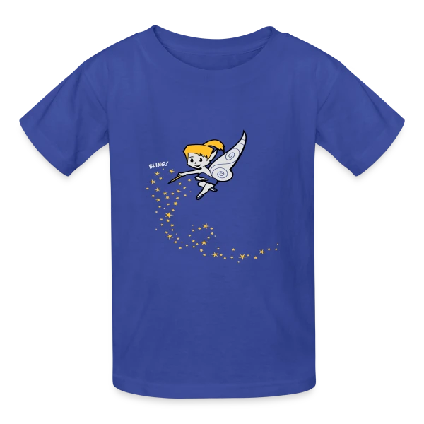 Fée Céleste sur T-shirts Russell Enfant