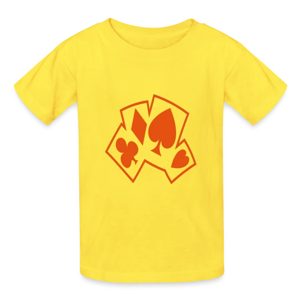 As du Poker : Maître des Cartes sur T-shirts Russell Enfant
