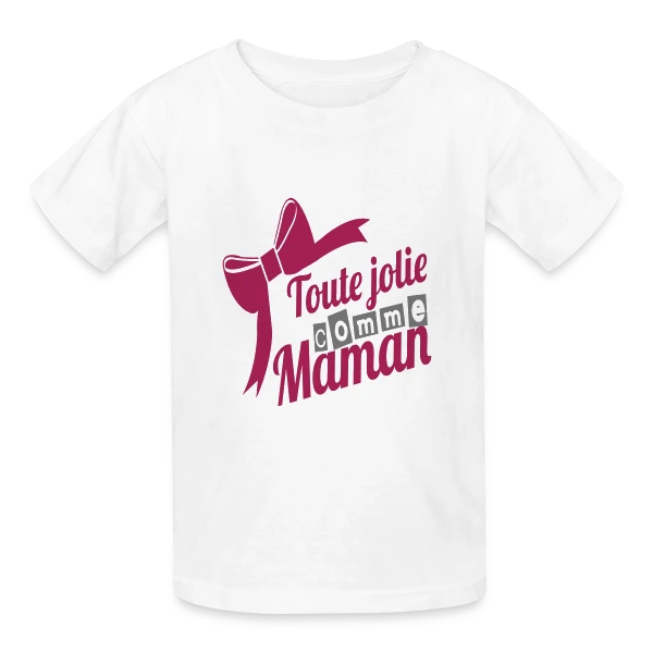 Aussi Jolie Que Maman sur T-shirts Russell Enfant