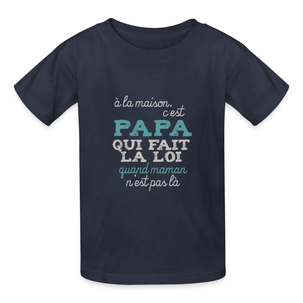 Papa fait la loi sur T-shirts Russell Enfant