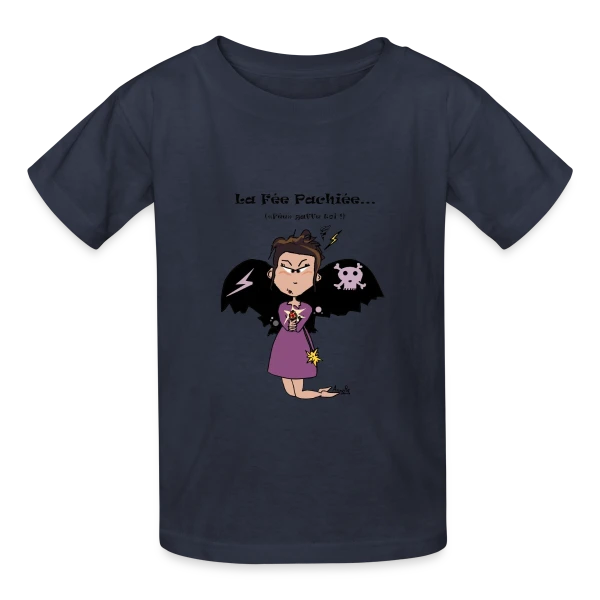 Fée Sans Chichis sur T-shirts Russell Enfant
