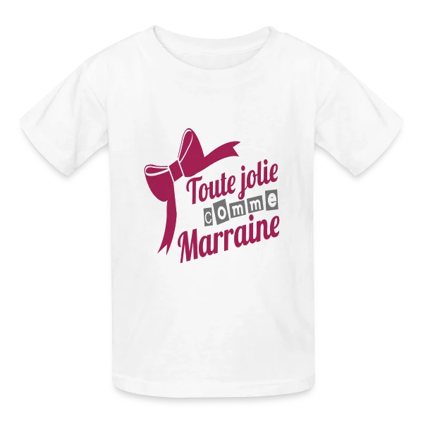 Ma Marraine Adorée, Toujours Jolie sur T-shirts Russell Enfant