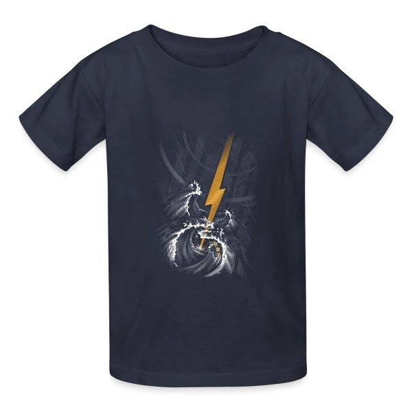 Symphonie Orageuse sur T-shirts Russell Enfant