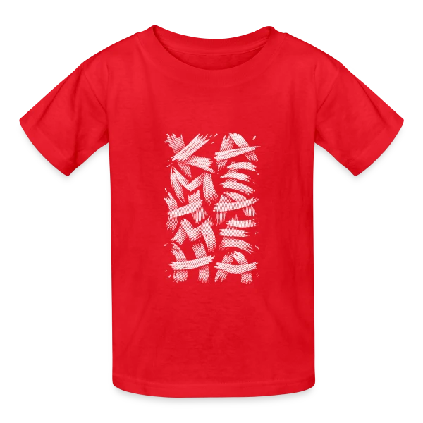 Kamehameha : L'Attaque Légendaire sur T-shirts Russell Enfant