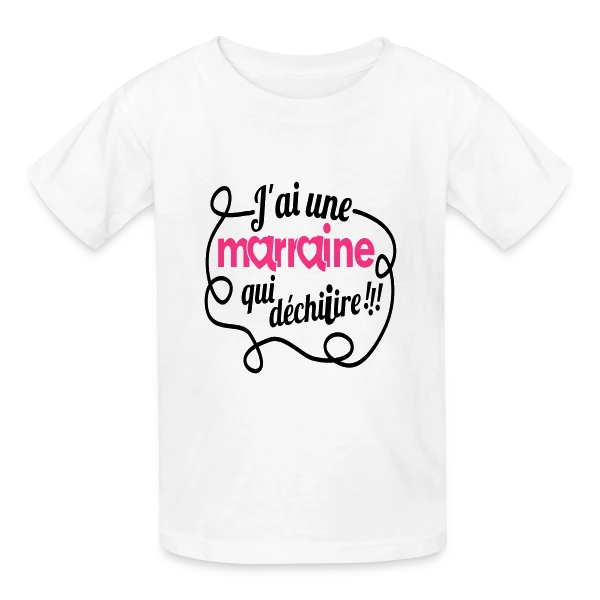 Marraine qui déchire ! sur T-shirts Russell Enfant