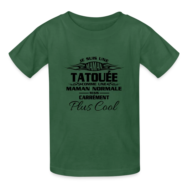 Maman Tatouée Tendance sur T-shirts Russell Enfant