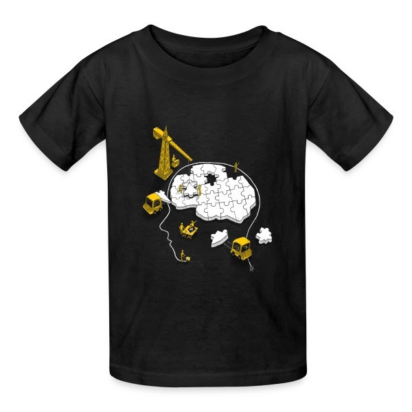 Chantier de la Mémoire sur T-shirts Russell Enfant