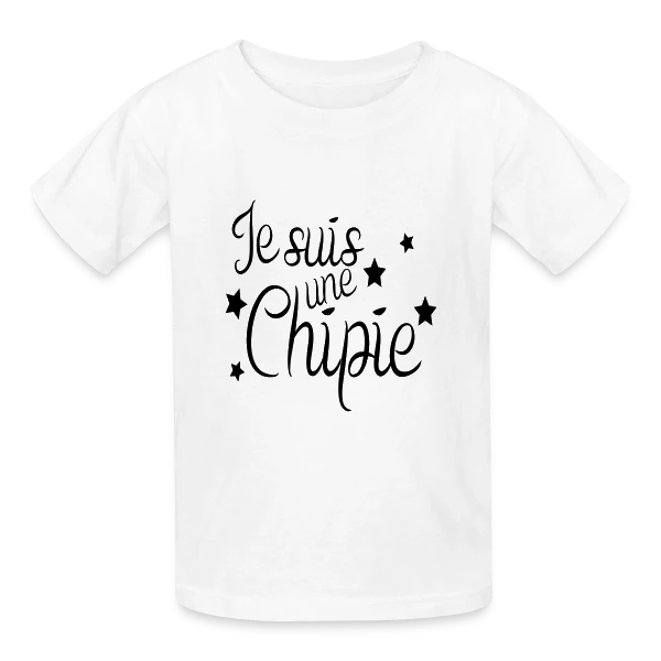 "Je suis une chipie" | Humour Femme sur T-shirts Russell Enfant
