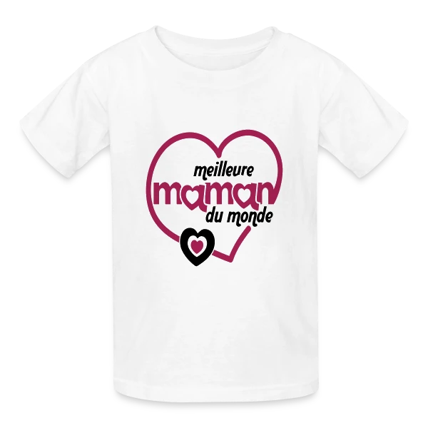 La Meilleure Maman du Monde sur T-shirts Russell Enfant