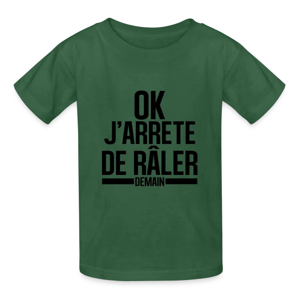 Humour : Ok, J'arrête de Râler ! (Promis ou Presque) sur T-shirts Russell Enfant