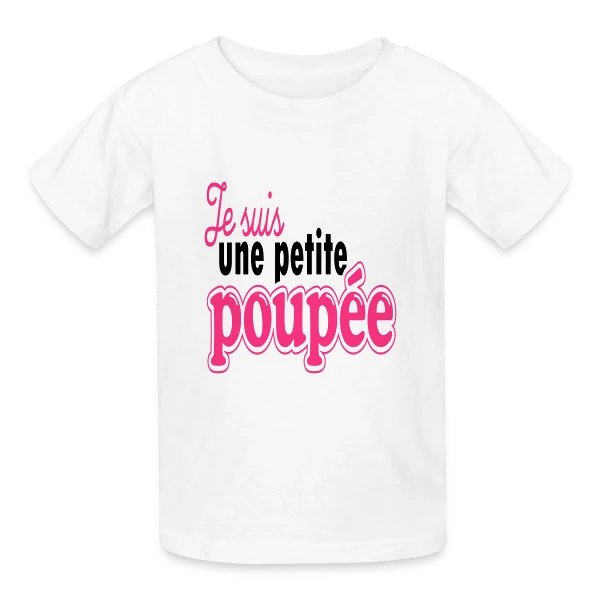 Ma Petite Poupée sur T-shirts Russell Enfant