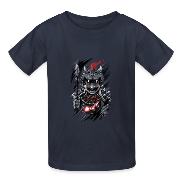 Guerrier Crâne Sauvage sur T-shirts Russell Enfant