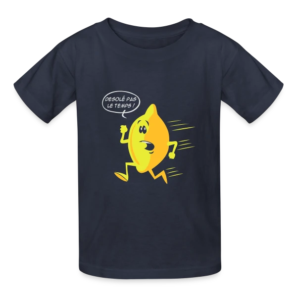 Citron Pressé : Fraîcheur et Vitamine C sur T-shirts Russell Enfant
