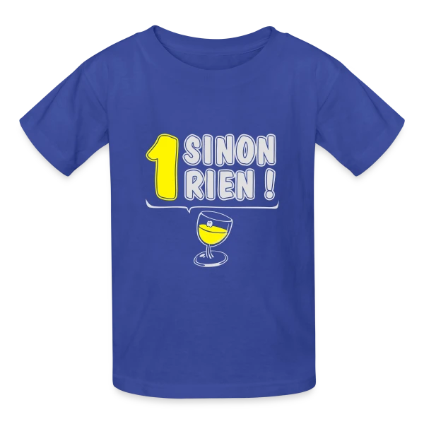 Un Jaune ou Rien sur T-shirts Russell Enfant