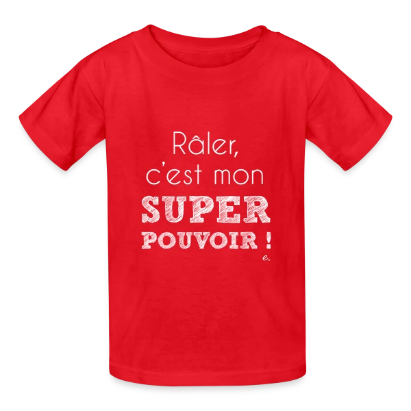 Mon Super Pouvoir : Révélez Votre Force Intérieure sur T-shirts Russell Enfant