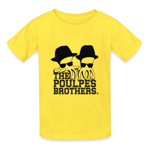 The Poulpe Brothers sur T-shirts Russell Enfant