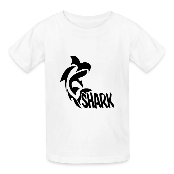 Requin Majestueux des Océans sur T-shirts Russell Enfant